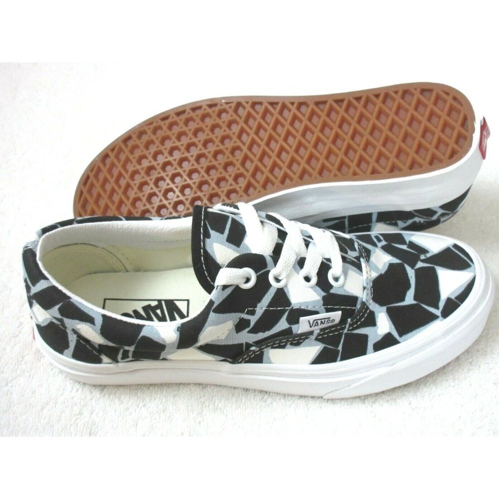Vans Women's Era Mosaic Checkerboard Canvas Shoes Multi Black True White NIB - Picture 2 of 5